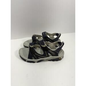Merrell Continuum‎ Open Toe Hiking Fishing Sandals Gray & Blue Women Size 7